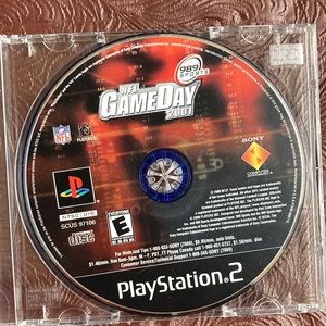 NFL game day 2001 PlayStation 2 video game cd